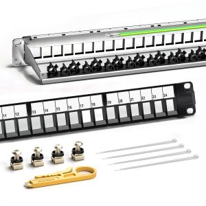 Blank patch panel UTP, 24 ports