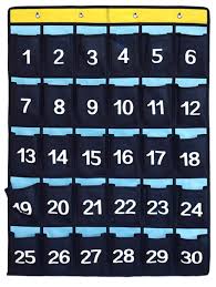 Numbered Pocket Chart Organizer
