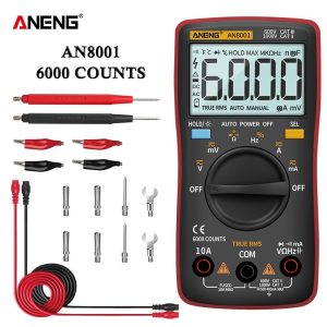 ANENG AN8001 Portable LCD Digital Multimeter Auto Range
