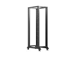 download-13-1 Open rack, 4 posts, 42U, W600 x D600 for 19" equipment with accessories