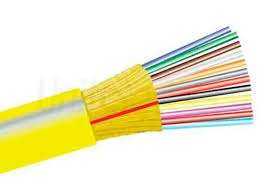 Optical cable, indoor, GJFJV, tight buffer, multimode OM2 50/125μm, 4 fibres, outer dia = 4.0±0.1mm, P