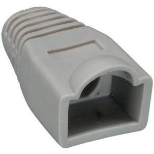 gray-color-relief-boot_2 RJ45 connector boot (Cat6), grey colour