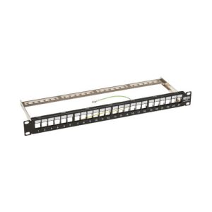 Blank patch panel STP/FTP, 24 ports