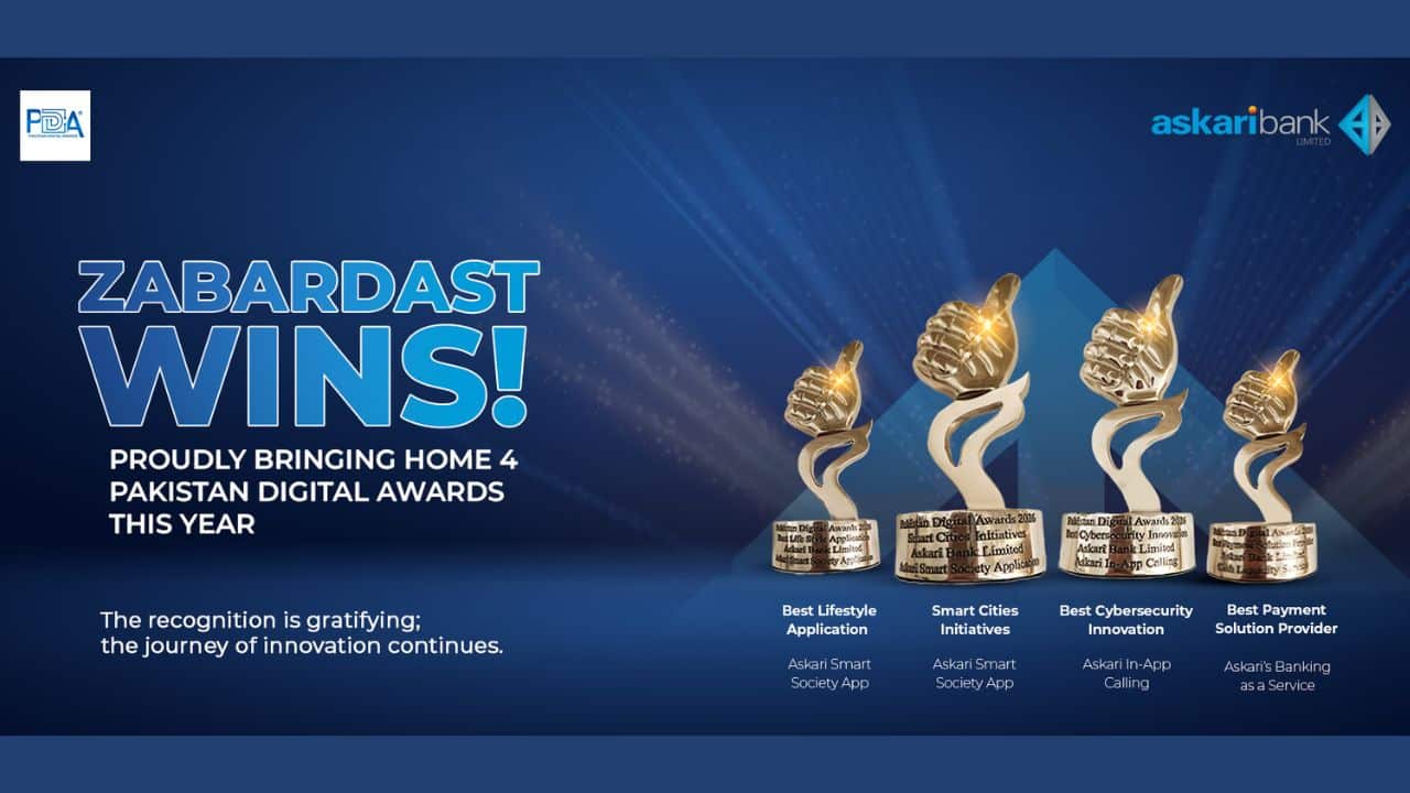 Askari Bank Secures Zabardast Wins by Bringing Home Four Prestigious Pakistan Digital Awards 2026